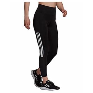 🆕 adidas AeroReady Lightweight High Rise 3-Stripe Mesh 7/8 Leggings (X-Large)